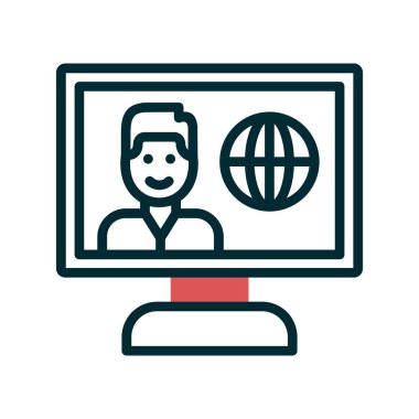 Canlı Yayın Haber vektör simgesi