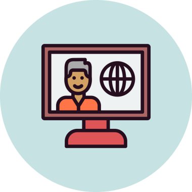 Canlı Yayın Haber vektör simgesi