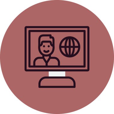 Canlı Yayın Haber vektör simgesi