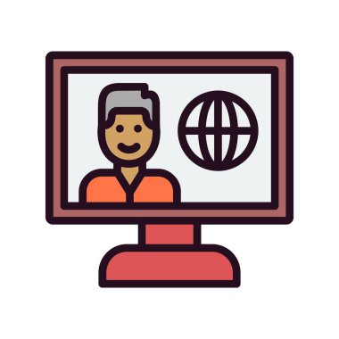 Canlı Yayın Haber vektör simgesi