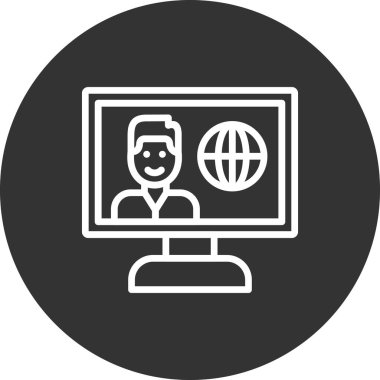 Canlı Yayın Haber vektör simgesi