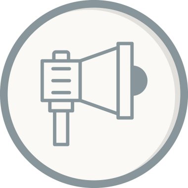 Megafon modern vektör simgesi