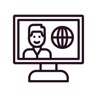 Canlı Yayın Haber vektör simgesi