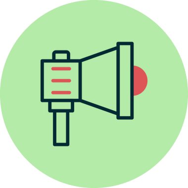 Megaphone modern vector icon