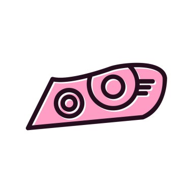 Far ışığı modern vektör simgesi