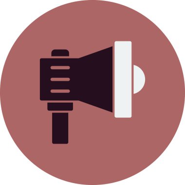 Megafon modern vektör simgesi