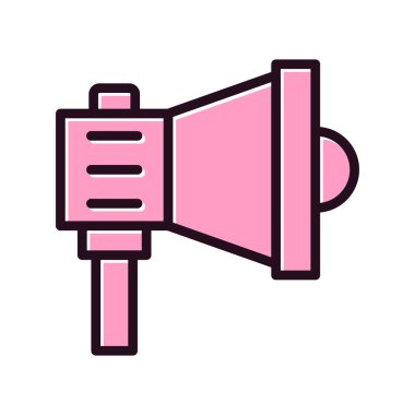 Megafon modern vektör simgesi