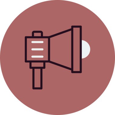 Megafon modern vektör simgesi