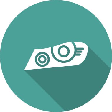 Far ışığı modern vektör simgesi