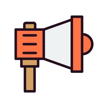 Megafon modern vektör simgesi