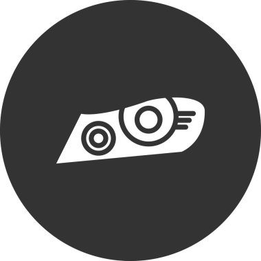 Far ışığı modern vektör simgesi