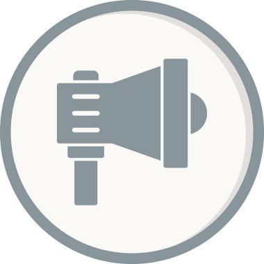 Megafon modern vektör simgesi
