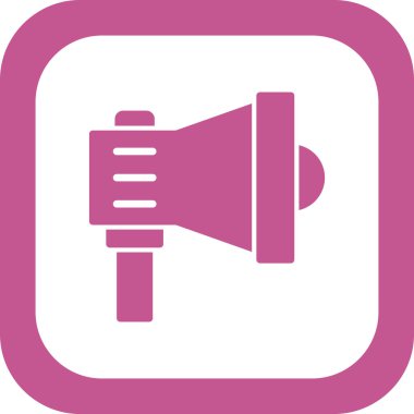 Megafon modern vektör simgesi