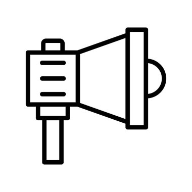 Megafon modern vektör simgesi