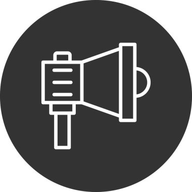 Megafon modern vektör simgesi