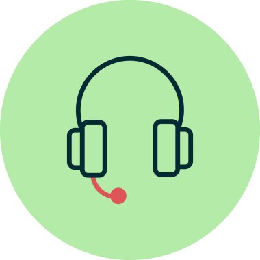 Kulaklıklar modern vektör simgesi