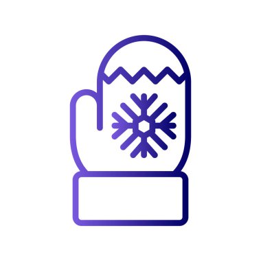 Modern vektör simgesini Mitten