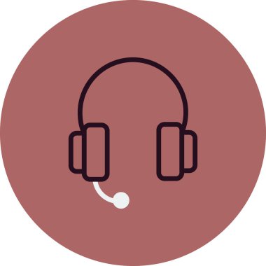 Kulaklıklar modern vektör simgesi