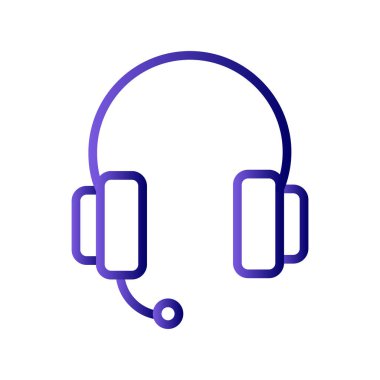 Kulaklıklar modern vektör simgesi