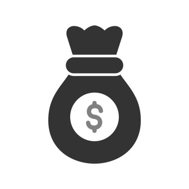 para çantası simgesi, vektör illüstrasyonu