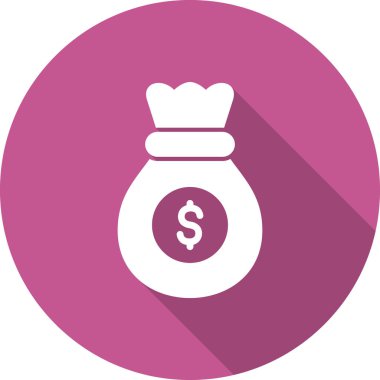 para çantası simgesi, vektör illüstrasyonu