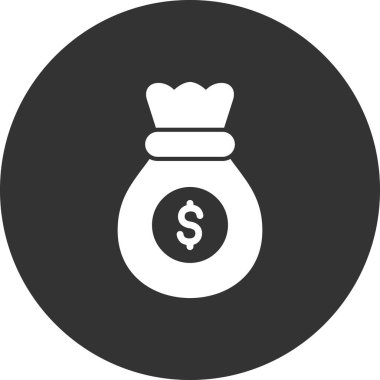 para çantası simgesi, vektör illüstrasyonu