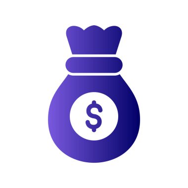 para çantası simgesi, vektör illüstrasyonu