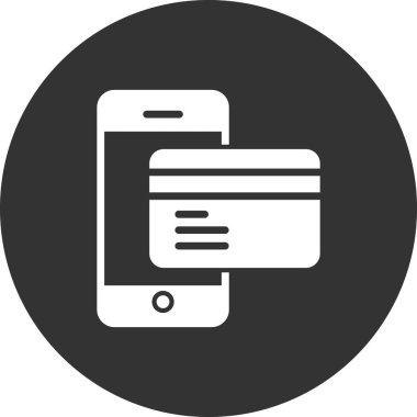 çevrimiçi ödeme vektörü simgesi