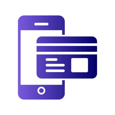 çevrimiçi ödeme vektörü simgesi