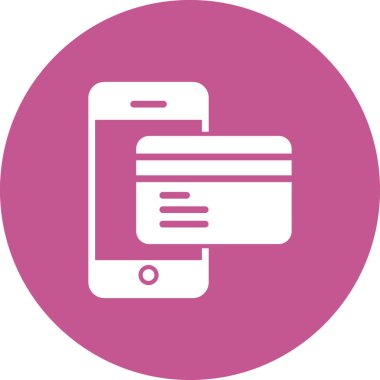 çevrimiçi ödeme vektörü simgesi