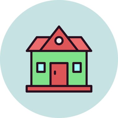 Ev modern vektör simgesi