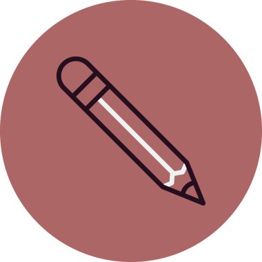 Kalem modern vektör simgesi