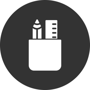 kalem case vektör simgesi