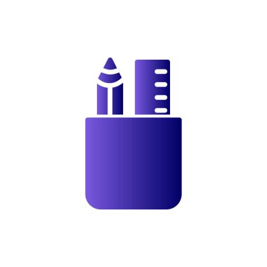 kalem case vektör simgesi