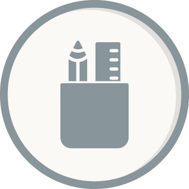 kalem case vektör simgesi