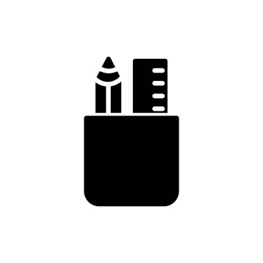 kalem case vektör simgesi