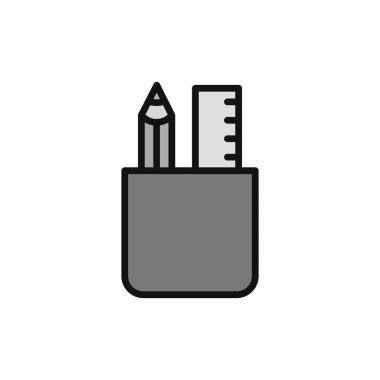 kalem case vektör simgesi