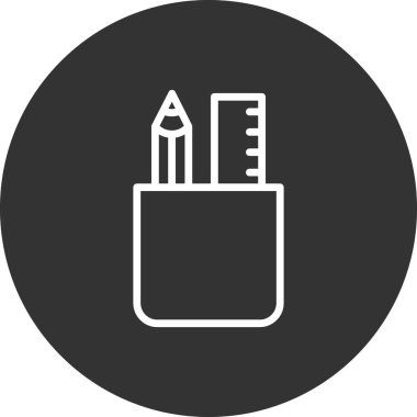 kalem case vektör simgesi