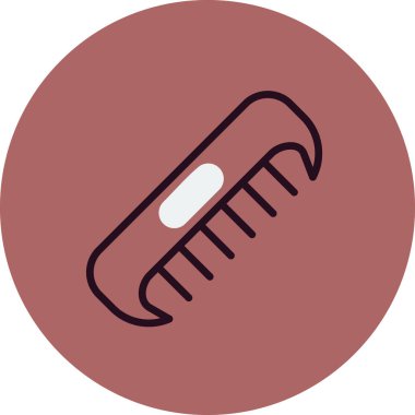 Tarak simge vektör çizim