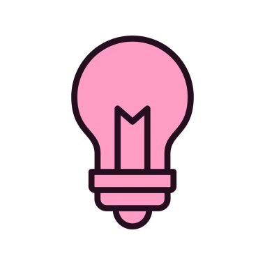 fikir vektör çizimi, ampul işareti