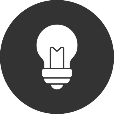 fikir vektör çizimi, ampul işareti