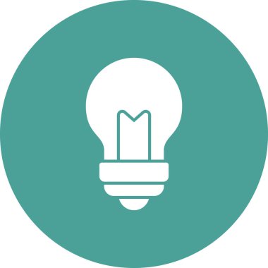 fikir vektör çizimi, ampul işareti