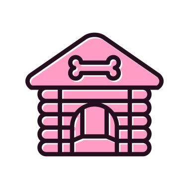 Kennel modern vektör simgesi