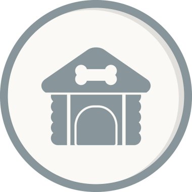 Kennel modern vektör simgesi