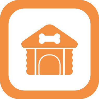 Kennel modern vektör simgesi
