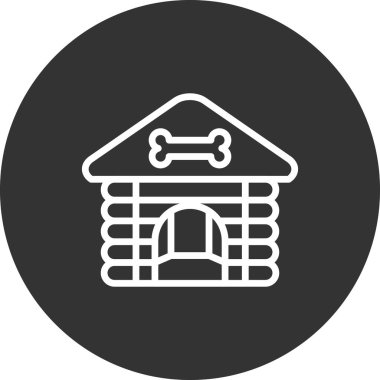 Kennel modern vektör simgesi