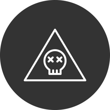 Zehirli İmza vektör simgesi