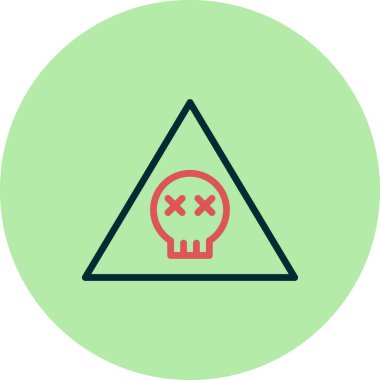 Zehirli İmza vektör simgesi