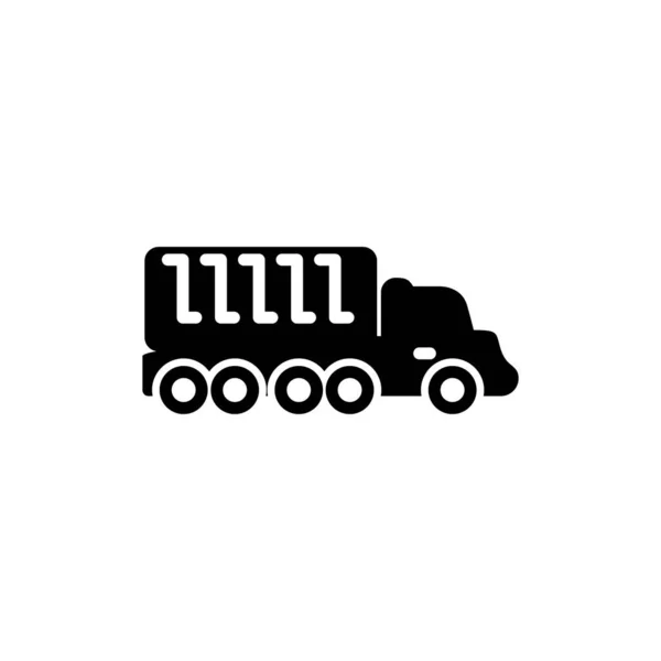 Вантажівка Сучасна Іконка Векторні Ілюстрації — стоковий вектор