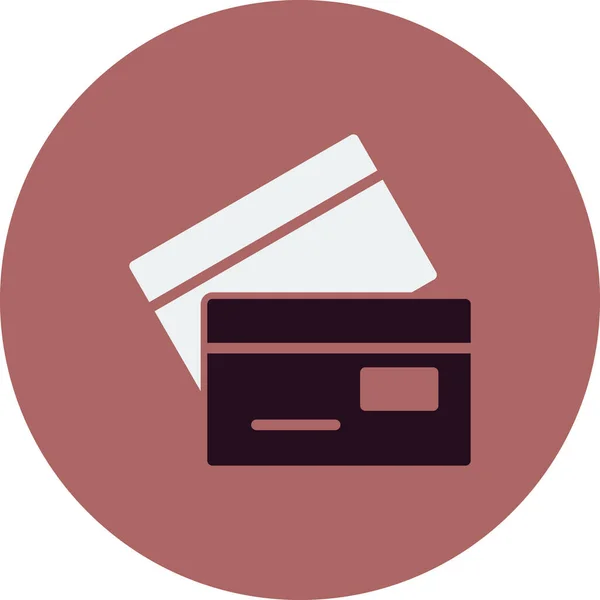 Creditcard Pictogram Vector Illustratie — Stockvector